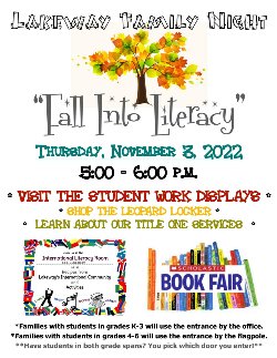 Family Literacy Night at Lakeway